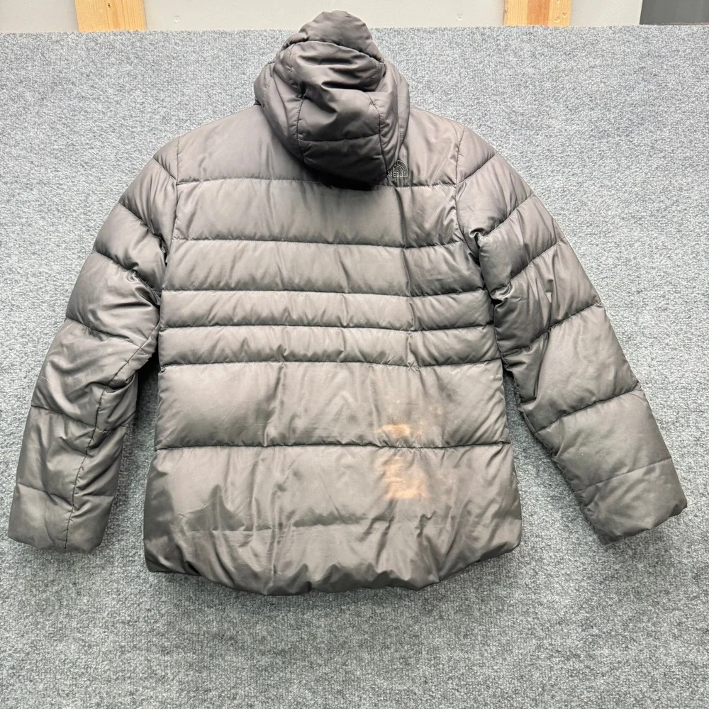 The North Face‎ Puffer Jacket Girls Size M 10/12 Gray Fleece Lined Outdoor